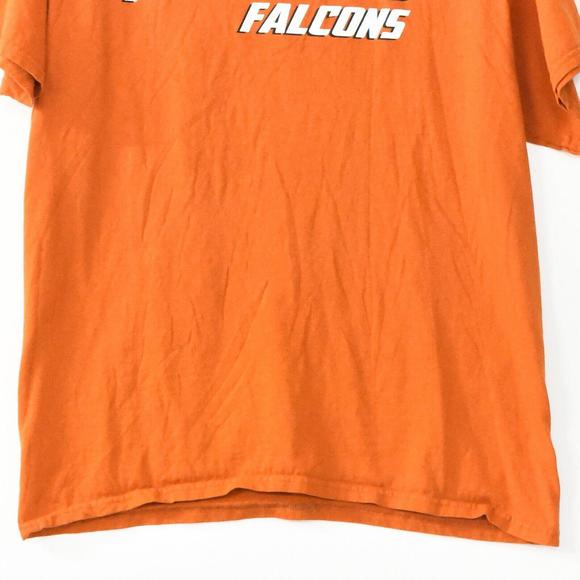 Gildan Mens Orange T-Shirt Graphic Northwood Falcons Crew Casual Short Sleeve L - Picture 4 of 5